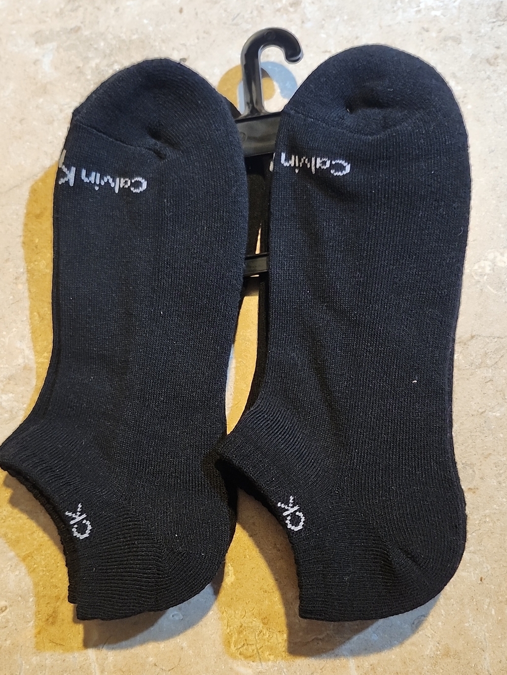 Calvin Klein Black Athletic Liner Socks - 5 Pair